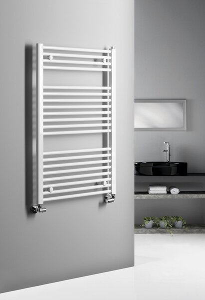 Aqualine Aqualine, DIRECT vykurovacie teleso s bočným pripojením 600x960 mm, biela, ILR96T
