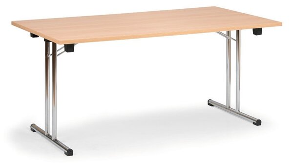 Skladací konferenčný stôl FOLD, 140x69 cm, buk
