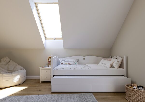 Detská posteľ Bellana + prístelka 200x90