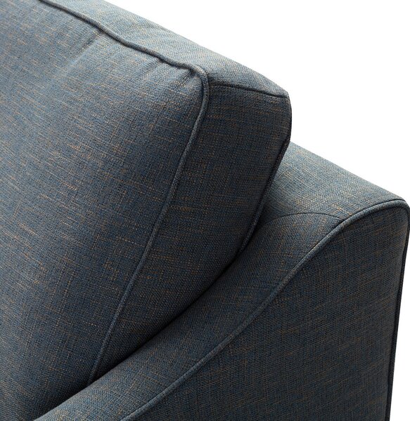 Rohová pohovka Venuste denim blue/brown