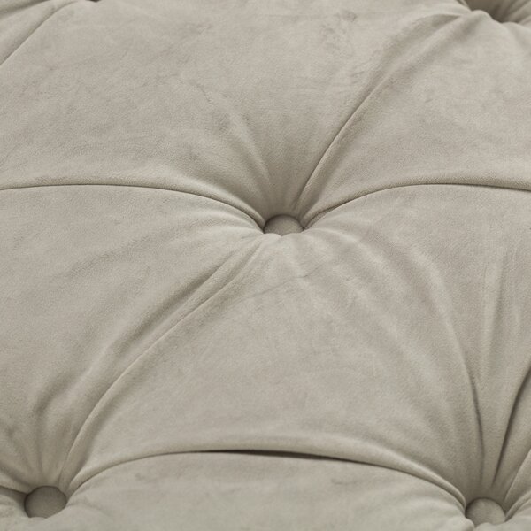 Pohovka Chesterfield Glamour Velvet Light Grey pre 2 osoby