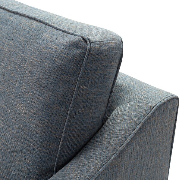Pohovka Venuste denim blue/brown pre 2 osoby