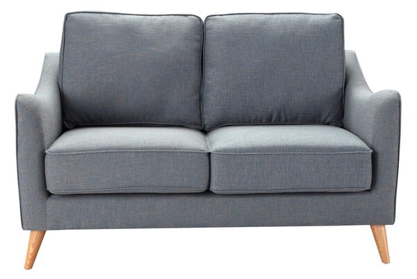 Pohovka Venuste denim blue/brown pre 2 osoby