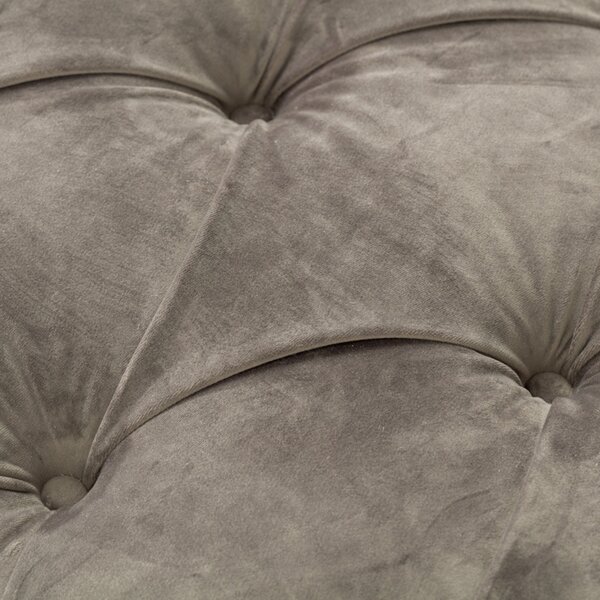 Pohovka Chesterfield Glamour Velvet Dark Grey pre 2 osoby