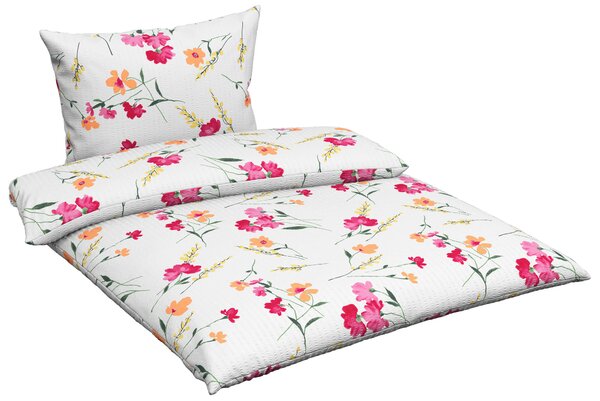 KREPOVÉ OBLIEČKY, seersucker, viacfarebná, 140/200 cm Esposa - Obliečky & plachty