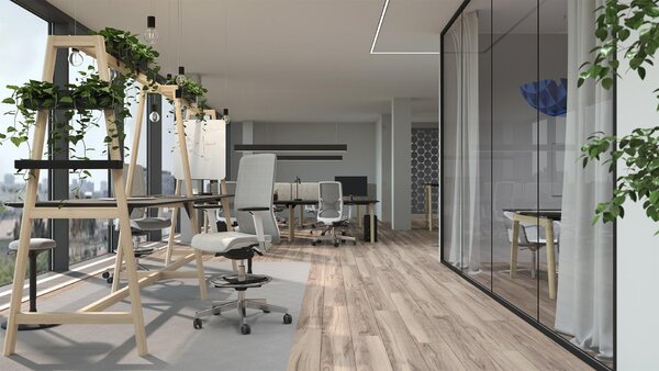 NARBUTAS - Rokovací stôl NOVA WOOD MULTIPURPOSE laminát 140 x 90 x 105 cm