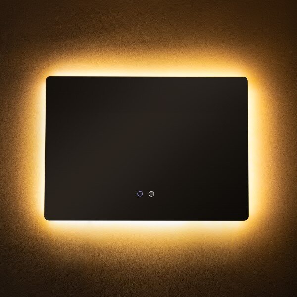 LED kúpeľňové hranaté zrkadlo s osvetlením a vyhrievaním 50x70 cm 815lm 3000+4000+6000K IP44, priehľadné - Zuma Line LUSTRO D3001