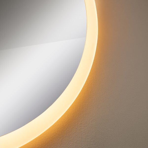 LED kúpeľňové okrúhle zrkadlo s osvetlením priemer 60 cm 636lm 3000+4000+6000K IP44, priehľadné - Zuma Line LUSTRO D2311