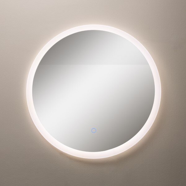 LED kúpeľňové okrúhle zrkadlo s osvetlením priemer 60 cm 636lm 3000+4000+6000K IP44, priehľadné - Zuma Line LUSTRO D2311