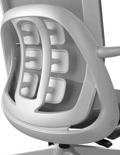 Ergonomická kancelárska stolička Liftor Orca, sivá