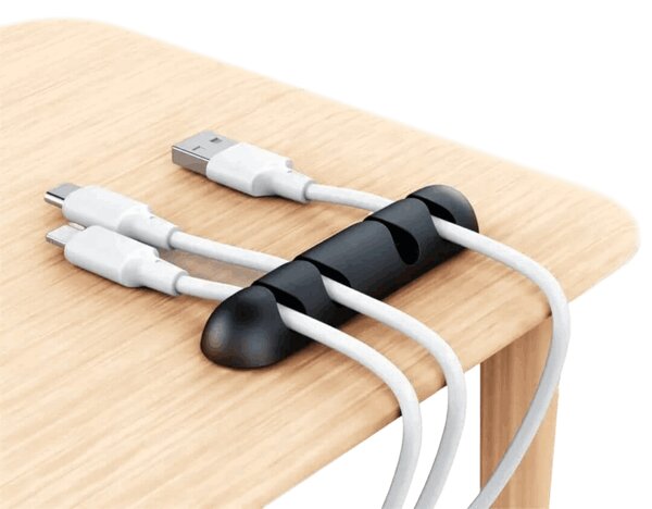 Liftor Cable Clip organizér na káble, čierny