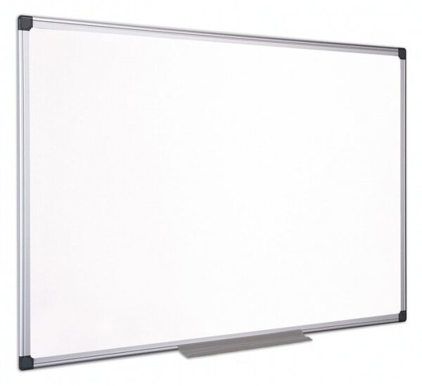Biela popisovacia tabuľa na stenu 1+1 ZADARMO, magnetická, 1200 x 900 mm