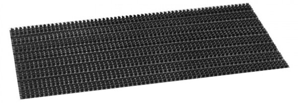 Čistiaca vstupná rohož, štetinky, čierna, 40 x 60 x 2,3 cm