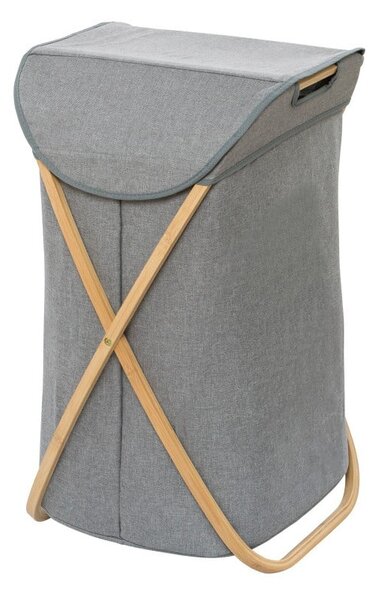 Kôš na bielizeň s bambusovým rámom Wenko Bahar Bamboo, 79 l