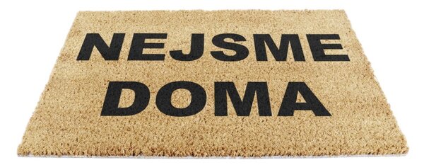 Rohožka z kokosového vlákna 40x60 cm Nejsme Doma – Artsy Doormats
