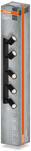Osram - Bodové svietidlo ELEMENTAL 5xGU10/6W/230V
