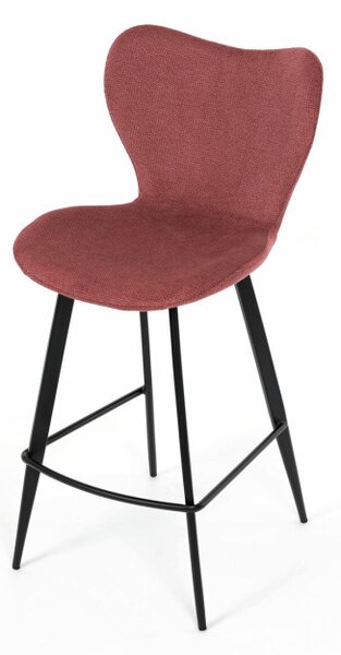 Barová stolička červená AUB-1068 RED2