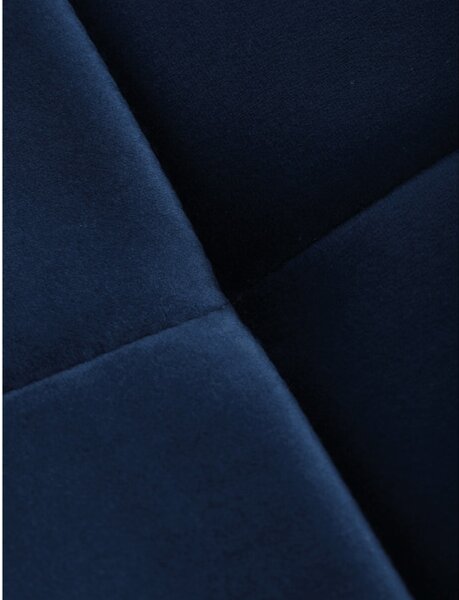 Jedálenská stolička zamatová, modrá CT-281 BLUE4