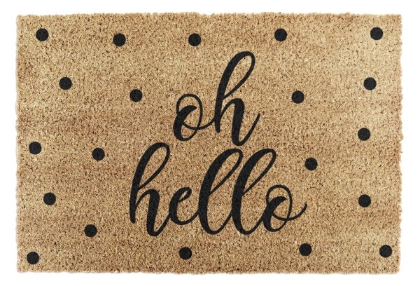 Rohožka z kokosového vlákna 40x60 cm Oh Hello – Artsy Doormats