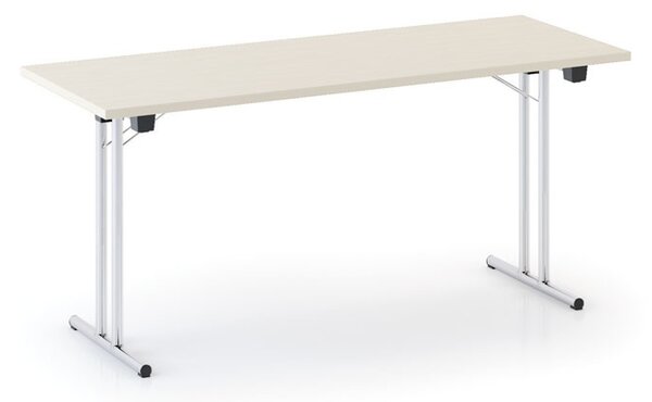 Skladací konferenčný stôl FOLDING, 160x80 cm, breza