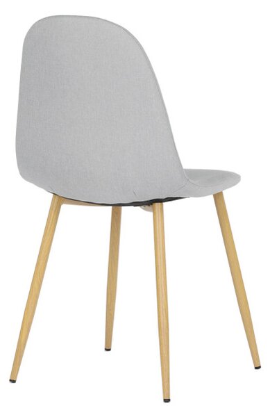 Jedálenská stolička strieborná CT-972 SIL2