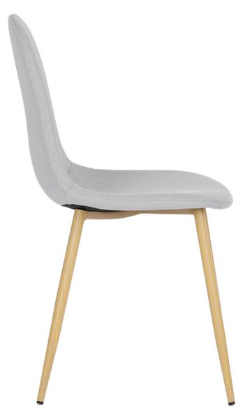 Jedálenská stolička strieborná CT-972 SIL2
