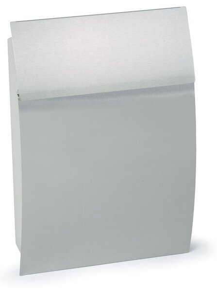 Poštová schránka na listy, 450 x 320 x 100 mm, nerez