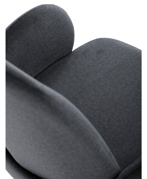 Jedálenská stolička zamatová, sivá DCL-X7129 GREY2