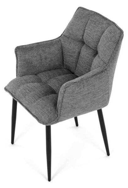 Jedálenská stolička sivá DCH-J2139 GREY2