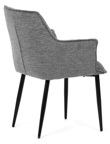 Jedálenská stolička sivá DCH-J2139 GREY2