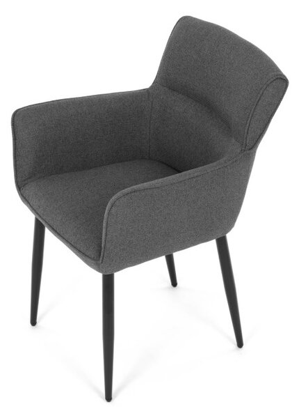 Jedálenská stolička sivá DCH-J2159 GREY2