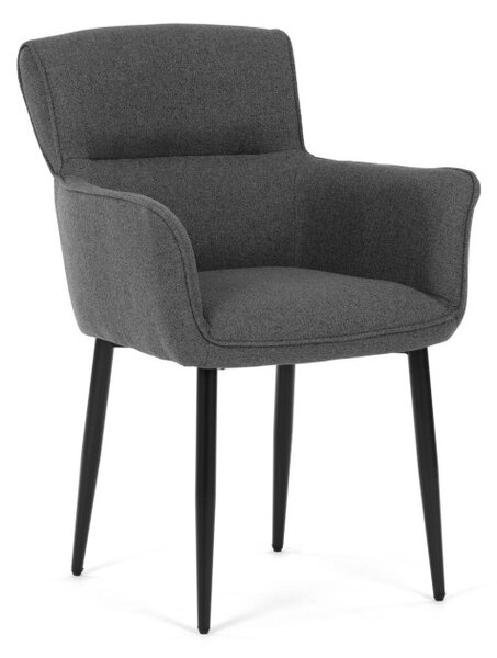 Jedálenská stolička sivá DCH-J2159 GREY2
