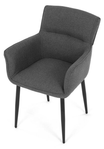 Jedálenská stolička sivá DCH-J2159 GREY2