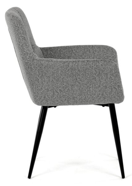 Jedálenská stolička sivá DCH-P3146 SIL2