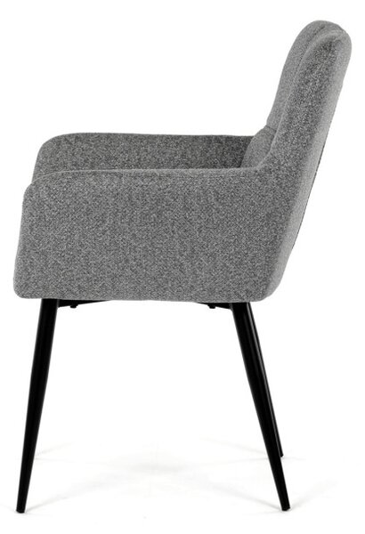 Jedálenská stolička sivá DCH-P3146 SIL2