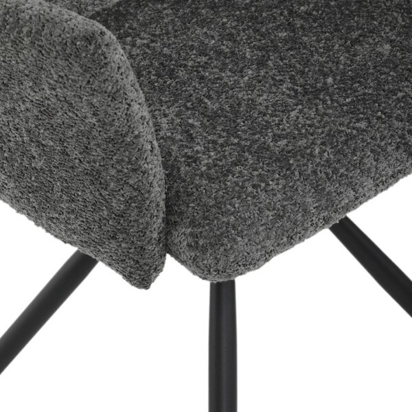 Jedálenská stolička sivá DCH-W1117 GREY2