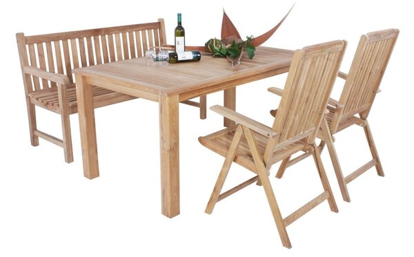 Záhradný stôl z teakového dreva Garden Pleasure Solo