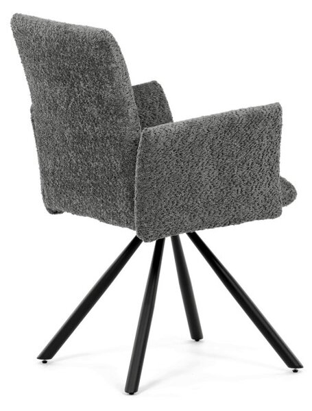 Jedálenská stolička sivá DCH-W1117 GREY2