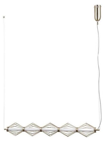 ITALUX PND-34403-5-HBR - LED luster na lanku SEVILLA LED/25W/230V 3000K zlatá