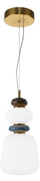 ITALUX PND-94981V-3C-GD - LED závesný luster EVANS na lane LED/12W/230V 3000K, zlatý