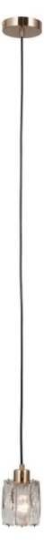 ITALUX PND-40813-1-HBR - Luster na lanku TORNO 1xE14/40W/230V zlatá