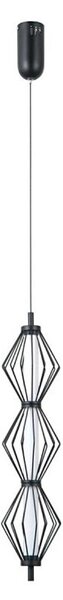 ITALUX PND-34403-3V-BK - LED luster na lanku SEVILLA LED/15W/230V 3000K čierna