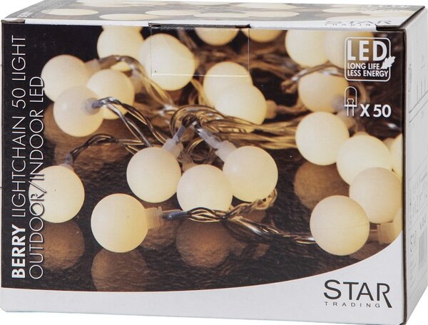Svetelná reťaz Star Trading Partylights Berry, dĺžka 7,35 m