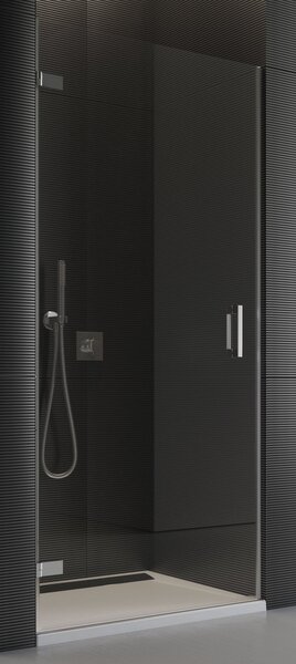 SanSwiss PUR1G 100 10 07 Jednokřídlé dveře 100 cm levé, chrom/sklo PUR1GSM11007