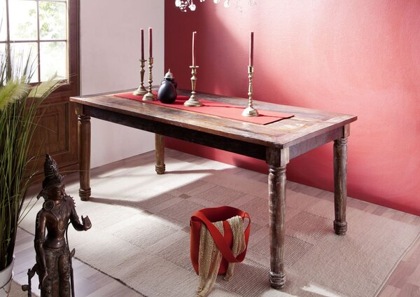 COLORES Jedálenský stôl 200x100 cm, staré drevo