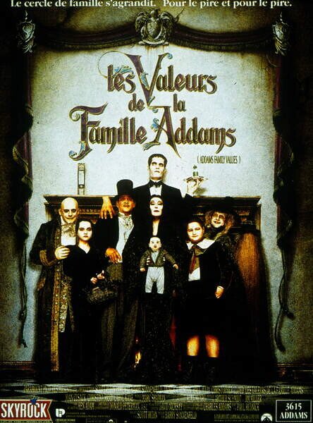Umelecká fotografie Values of the Addams Family, (30 x 40 cm)