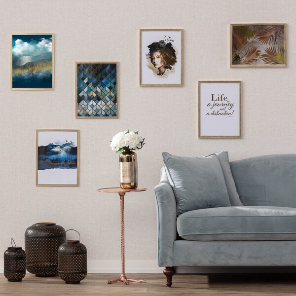 Obraz Imagination 30x40cm gold&navy