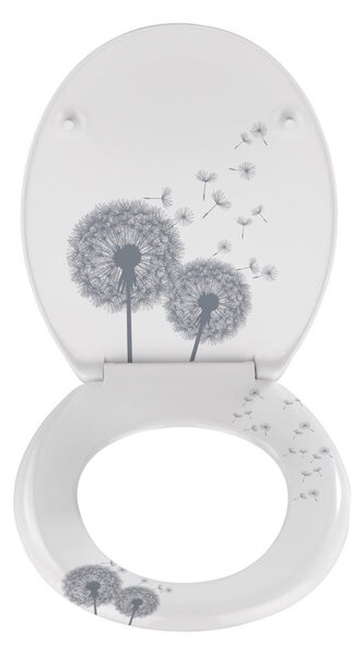 WC sedadlo s jednoduchým zatváraním Wenko Astera, 45,5 × 38 cm