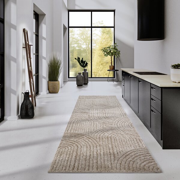 ELLE Decoration , Behúň Gallery 106090 Beige z kolekcie Elle, 80x240, béžová, obývacia izba