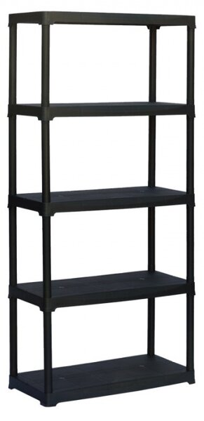 Plastový regál TEMPO 1+1 ZADARMO, 1760 x 800 x 400 mm, 5 políc